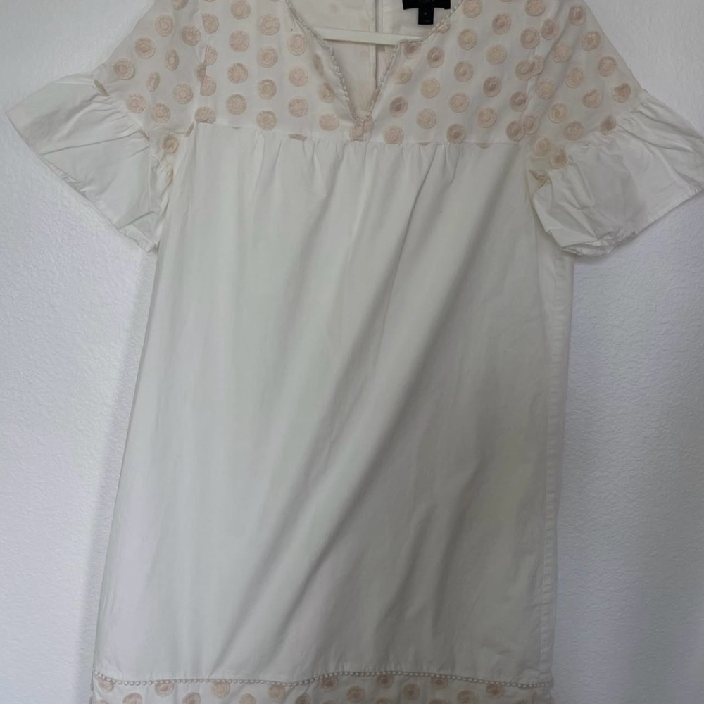Elegant White JCrew summer dress - Picture 2 of 6